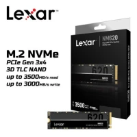 SSD NVME LEXAR NM620 1TB M.2 2280 PCIe Gen3X4 3500MB/s LNM620X001T-RNNNG