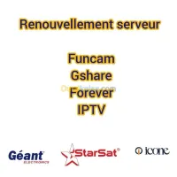 RENOUVELLEMENT FUNCAM FOREVER GSHARE VANILLA IPTV