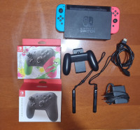 autre-nintendo-switch-v2-128g-avec-manette-pro-et-jeux-mohammadia-alger-algerie