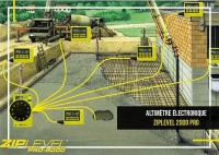 appareil de mesure  electronique digital ZipLevel 2000Pro 30m 