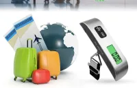 Balance électronique à affichage LCD Balance à bagages numériqueمقياس المحمولة مع شاشة LCD الرقمية 