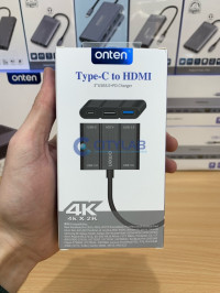 cables-adaptateurs-adaptateur-onten-type-c-5en1-hdmiusb-303pd-charger-4k-2k-otn-9509s-kouba-alger-algerie