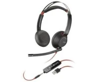 Poly Blackwire 5200 Casque stéréo,USB-A,jack 3,5mm microphone réduction du bruit Plantronics confort
