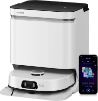 Robot Aspirateur Laveur EUREKA J15 Pro Ultra 16200 Pa,190mn Nettoyage des Bords Base autonettoyante 