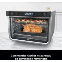  ninja Foodi Four Multifonction 10-en-1, 27L , 2400W ,230 C , Silver/Black DT200EU