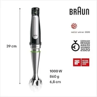 Bras mixeur braun Multi Quick 7 MQ7000X - 1000W - Technologie activeblade