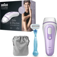Épilateur À Lumière PulséeSilk-Expert Pro 3, Corps Et Visage, 3 niveaux - 300 000 flashs - PL3011