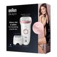 Braun Silk-épil 9 Épilateur Électrique Femme Wet& Dry, 9-720