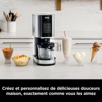 Ninja CREAMi machine à desserts glacés, crème glacée, gelato, sorbet,smoothie,milk-shakes 1,4L,NC300