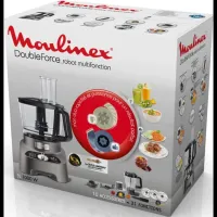 MOULINEX Robot Multifonctions Fp825H10 1000W- Gris Foncé Et Noir
