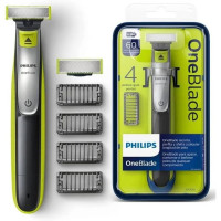 shaving-hair-removal-rasoir-electrique-philips-qp2530-oneblade-rechargeable-100-etanche-4-sabots-clipsables-el-biar-alger-algeria