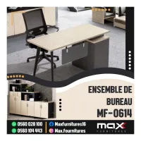 ENSEMBLE DE BUREAU SECRÉTARIAT - IMPORTATION - 1M40 - MF-0614