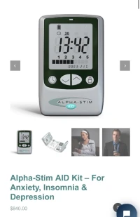 Alpha stim aid stimulateur crânien 