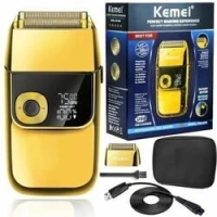 ماكينة حلاقة كهربائية قابلة للشحن - مقاومة للماء - شاشة  Rasoir barbe Km 2028 LCD