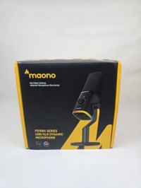 Microphone dynamique MAONO PD10OX. Réduction du bruit logiciel incluse. Microphone de jeu RGB. Améliore l'expérience de jeu. Idéal pour l'enregistrement