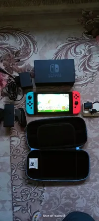 Nintendo switch flache et accessoires pochette 