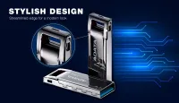 FLASH DISQUE 64GB ADATA USB 3.2 UR350 Métal étanche et Solide, Backup Software