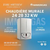 Chaudière murale gaz Immergas - Technologie italienne, performance et économie