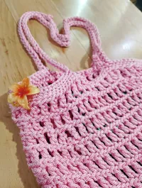 Sac à main en crochet 