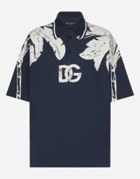 DOLCE & GABBANA Polo à imprimé bananier