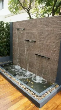Cascade Lame D'eaux inox شلال ماءي 