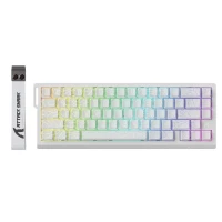 keyboard Gaming Attack shark x68 HE Magnetic Switch White contour line