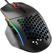 Glorious Model I (Matte Black) Wired gaming mouse  right-handed  19000 dpi optical sensor