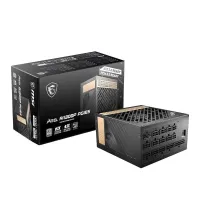 MSI MEG Ai1300P PCIE 5.1 ATX 3.1 Gaming Power Supply - Full Modular - 80 Plus Platinum Certified 1300W - 100 Japanese 105C Capacitors - Compact Size - ATX PSU