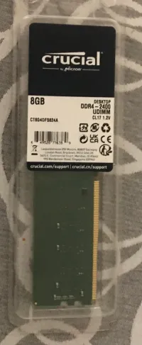 Crucial RAM 8Go DDR4 2400MHz Desktop