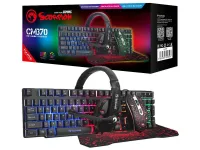 Clavier+Souris+Casque+Tapis-Souris MARVO SCORPION CM370 P 4IN1