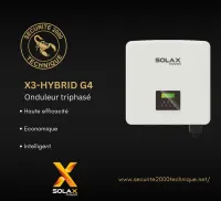 ONDULEUR Triphasé SOLAX X3-HYBRIDE G4 