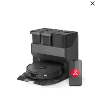 roborock S7 Max Ultra Robot Aspirateur Laveur avec Station 5500Pa, Lavage Automatique/Séchage