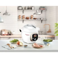  MOULINEX COOKEO+ MULTICUISEUR INTELLIGENT 6 MODES DE CUISSON + 150 RECETTES 6L BLANC CE851A10