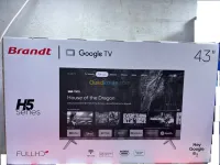 TV BRANDT 43'' google TV android 14  (liquidation)