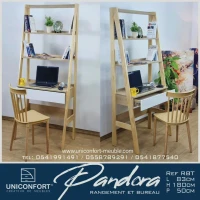 2en1: Bureau & Etagère 