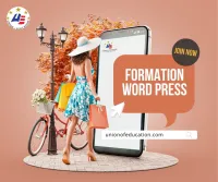 Formation WordPress Création de la boutique en ligne & Marketing digital 