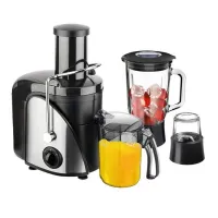 BERGMANN Centrifugeuse de Fruits et Légumes 3en1 1L 1000W avec Bol 1.5L BJ15
