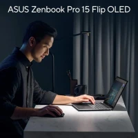 ASUS ZENBOOK PRO 15 FLIP OLED  2.8K X360/i7-12700H 5GHZ/RAM 16GB DDR5/1TB SSD/15.6  X360 TACTILE