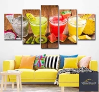 لوحة زخرفية عصرية من الزجاج مناسب للمطبخ والمقاهي والمطاعم- Cadre Décoratif Moderne En Verre .