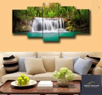 لوحة زخرفية عصرية من الزجاج مناظر طبيعية Cadre Décoratif Moderne En Verre 5 Pies Tableau la natur