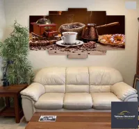 لوحة زخرفية عصرية من الزجاج مناسب للمطبخ والمقاهي والمطاعم- Cadre Décoratif Moderne En Verre .