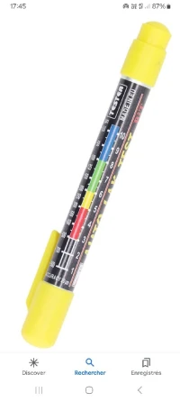 Stylo testeur épaisseur peinture 
