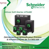 Disponible toute la gamme démarreurs progressifs Schneider Electric 