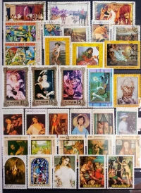 Un album de timbres monde 