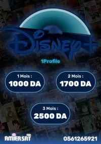  Abonnements DESNEY PLUS  1 à 5 écrans en Ultra HD et 4K chez Amier Sat Pro