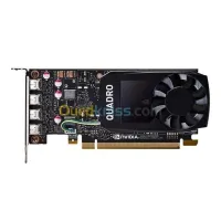 HP NVIDIA QUADRO P1000 - GDDR5 4GB 4K - DISPLAYPORT 1.4 - LOW PROFILE - PCIE 3.0 - BLACK 