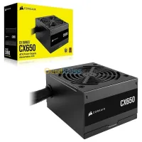 CORSAIR CX650 - ALIMENTATION ATX 650W - 80 PLUS BRONZE - VENTILATEUR 120MM - CÂBLAGE FIXE - BLACK