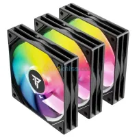 TEMPEST FAN 3X PACK 120MM - ARGB PWM CONTRÔLEUR - 3 FANS - 12V 3PIN DC PLUG - SPLITTER - BLACK 