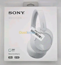 SONY WH-CH720N - CASQUE SANS FIL - BLUETOOTH - NC - COMMANDES & MICRO - USB-C - NOIR & WHITE 