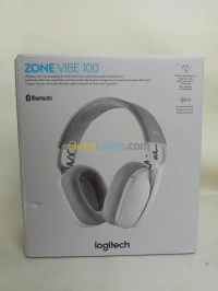 Logitech Zone Vibe 100 Casqueléger sans fil avec Micro anti-bruit- Bluetooth multipoint avancés